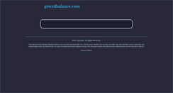 Desktop Screenshot of getcrdbalance.com